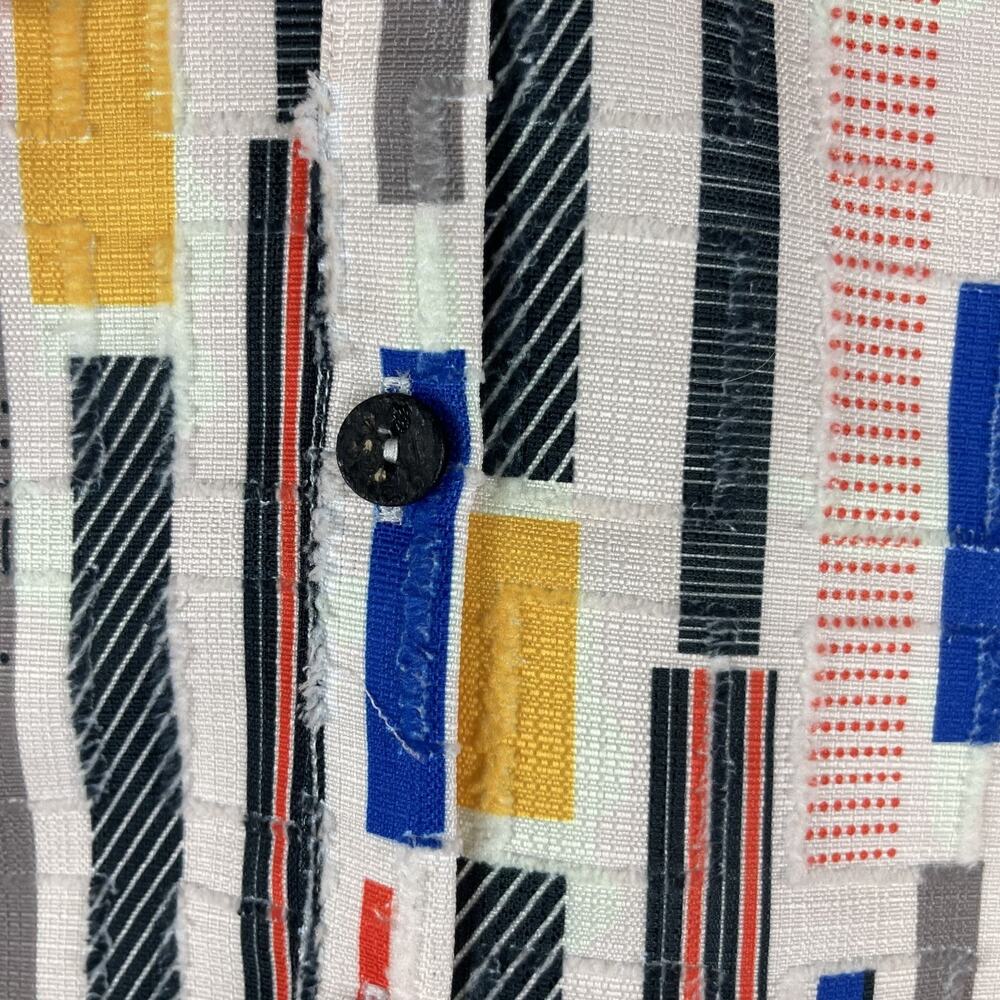 Anthropologie Hutch Willem Skirt Womens 2 A-Line Patchwork Retro 50s Midi Artsy - Picture 5 of 16